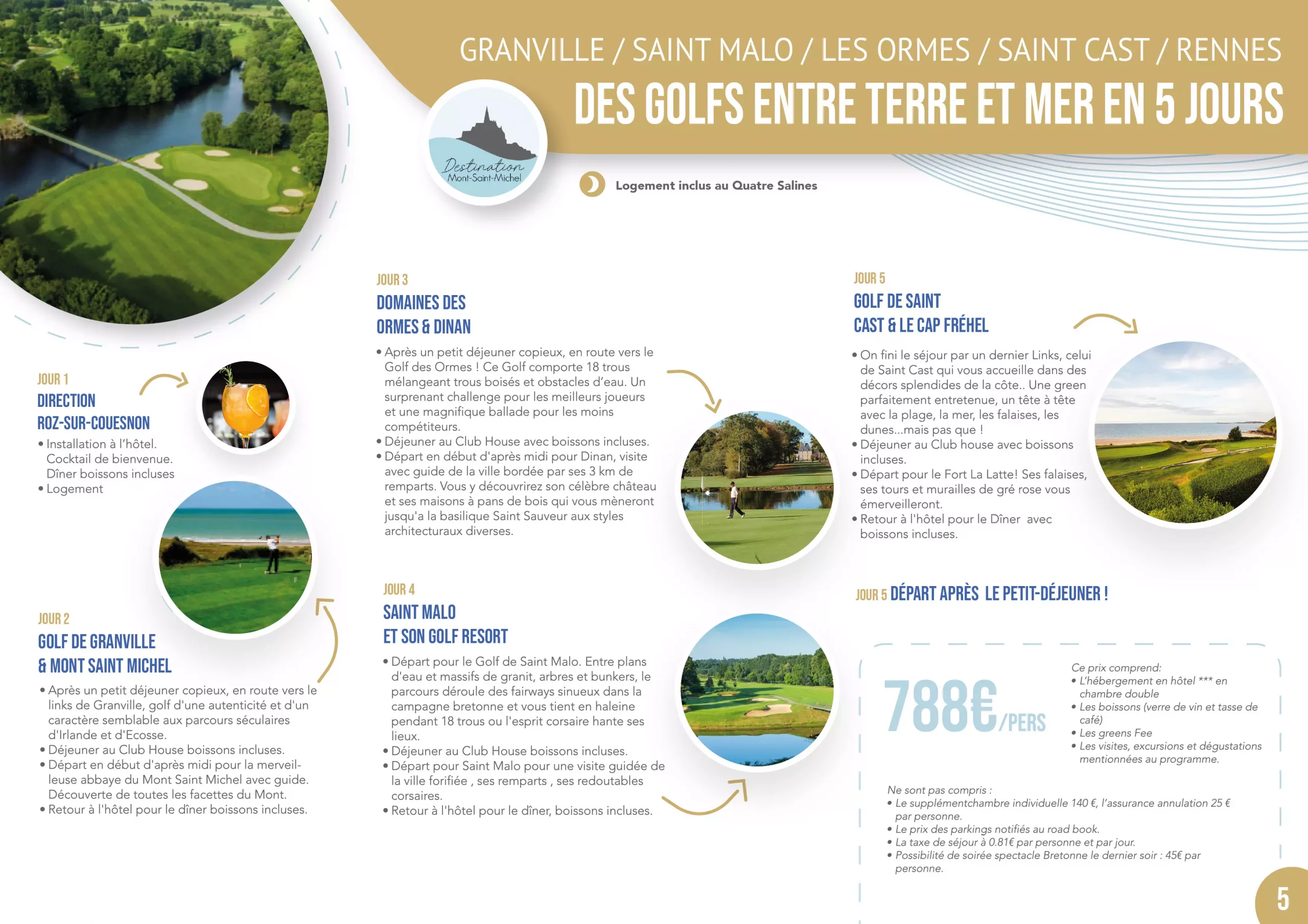 Page de la brochure Destination-Mont-Saint-Michel