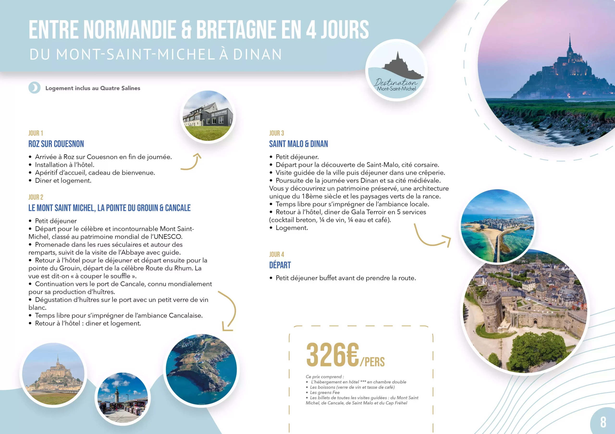 Page de la brochure Destination-Mont-Saint-Michel