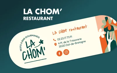Identité du restaurant La Chom, Dol de Bretagne